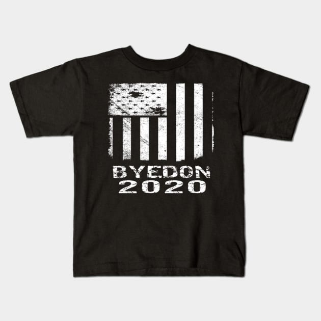 Joe Byedon 2020 President,Funny Biden vintage design american flag Kids T-Shirt by Jozka